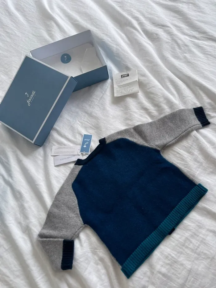 Cardigan cachemire et laine Neuf Jacadi - photo numéro 5
