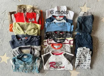 Lot taille 6 mois (16 articles) sergent major Kitchoun tex orchestra baby club ikks