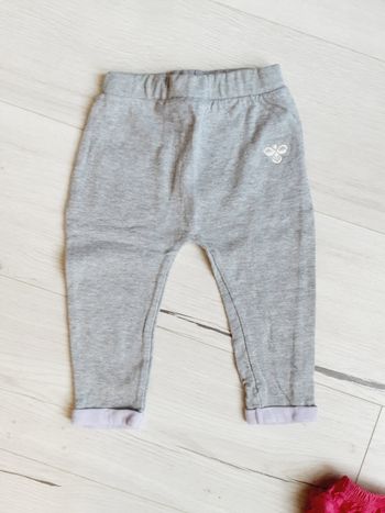 Vêtement bébé fille pantalon survêtement jogging gris Hummel 18 mois