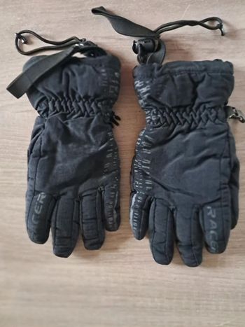 Gant de ski mixte noir 6ans
