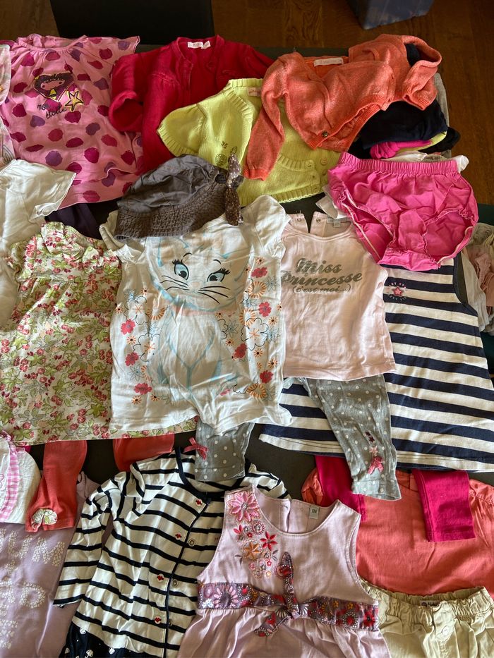 Gros lot de vêtements 12 mois fille été - photo numéro 3