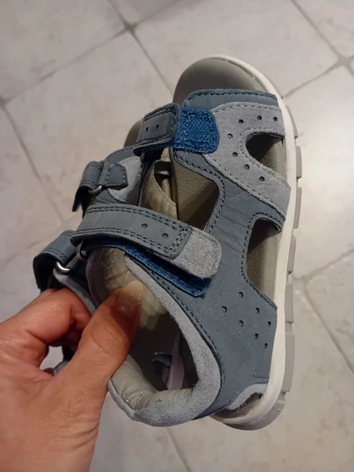 Sandales garçon cuir - photo numéro 4