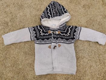 Gilet chaud hiver 12 mois