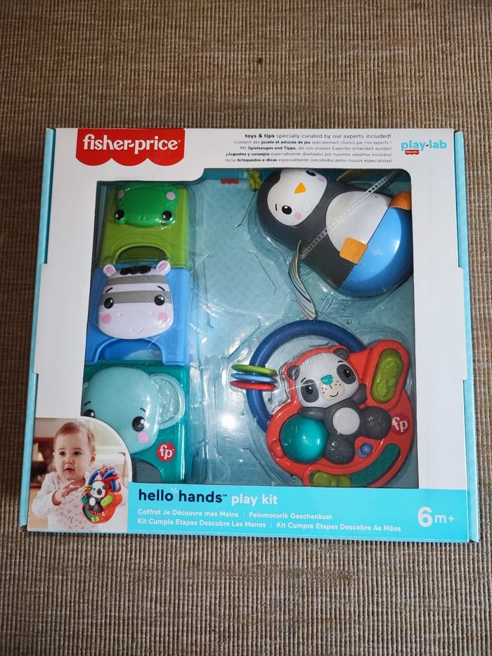 Coffret spécial de 3 jouets d' éveil à manipuler