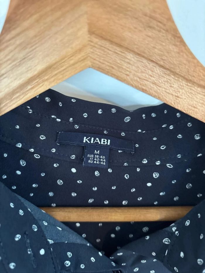 Chemise bleue marine à motifs - Kiabi taille M - photo numéro 2