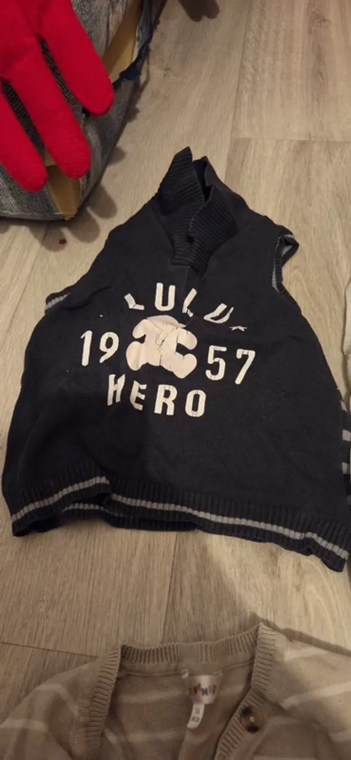 Lot de 3 pull sans manche - photo numéro 2