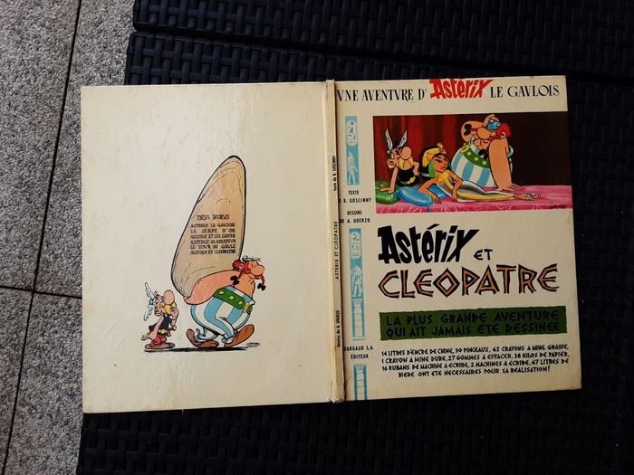 Bd édition originale de 1965 une aventure d asterix le gaulois Titre asterix et cleopatre - photo numéro 2
