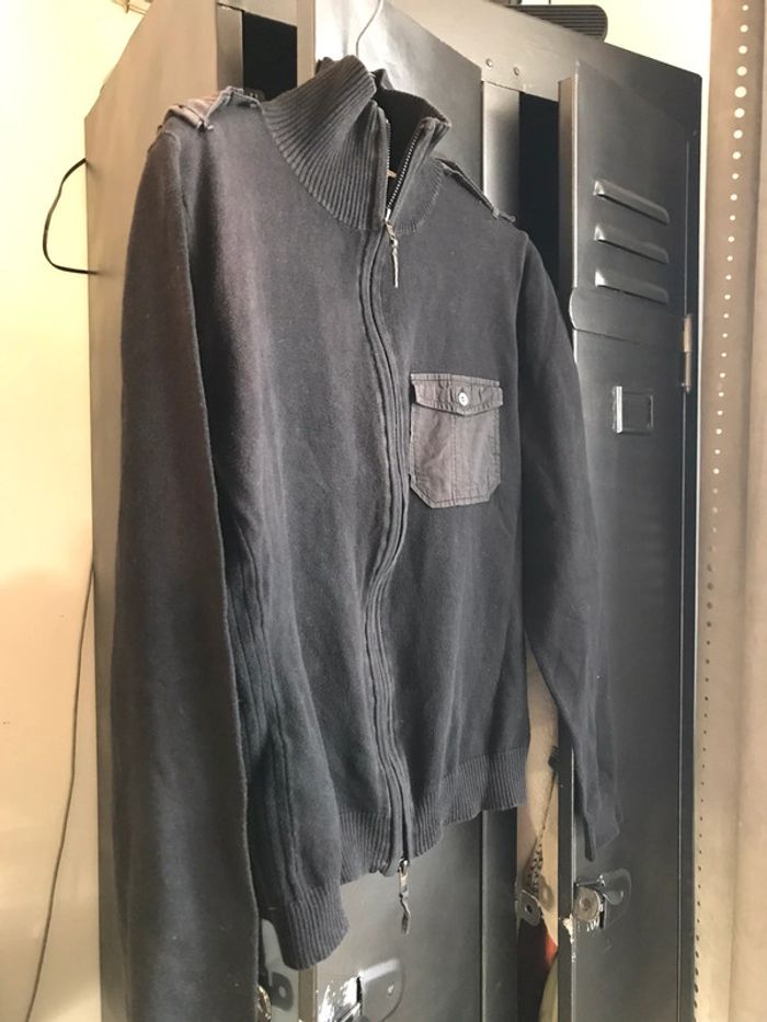 Gilet noir, taille L , camaïeu - photo numéro 3