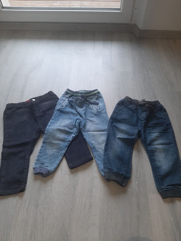 Lot de 3 pantalons 24mois - photo numéro 2