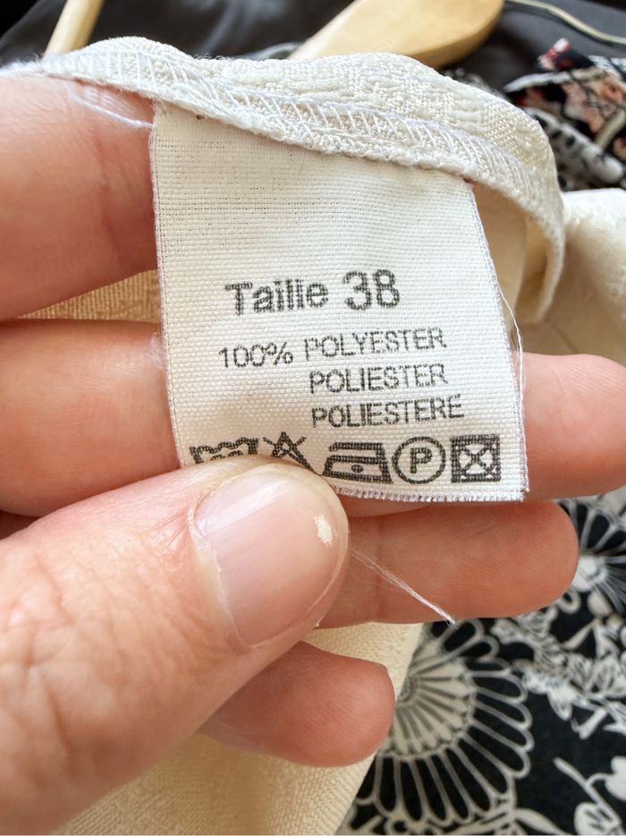 Robe chic moulante crème kiabi taille 38 M - photo numéro 6