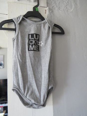 Body sans manche bébé garçon 12 mois 80 cm été, débardeur
