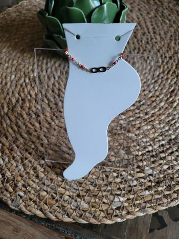 Chaine de cheville signe de l infini