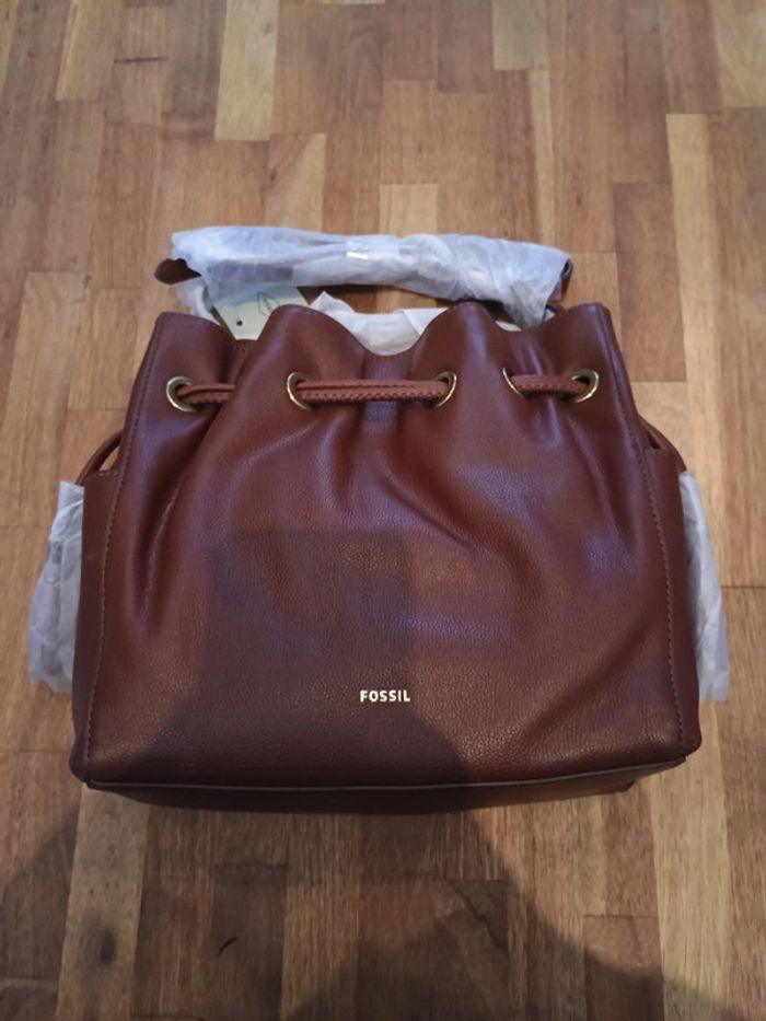 Sac fossil neuf marron