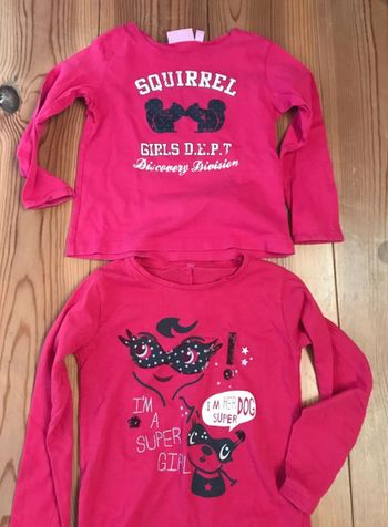 Tee shirts manches longues fille 4 ans