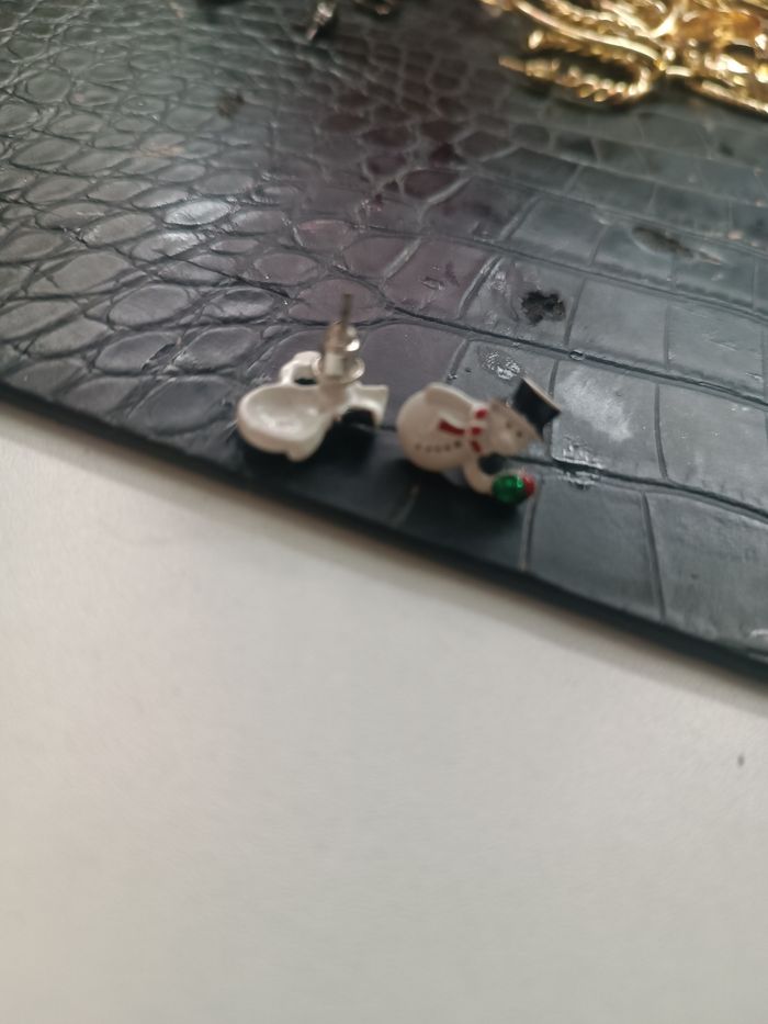 Lot de boucles d'oreille de Noël - photo numéro 3