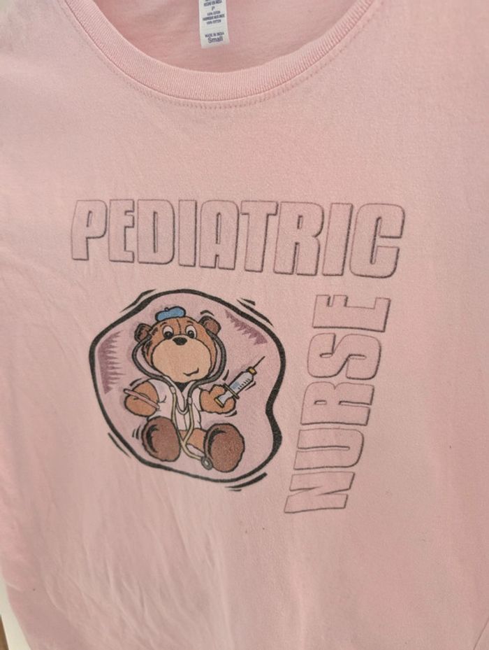 T-shirt infirmière pédiatrique nurse - photo numéro 3