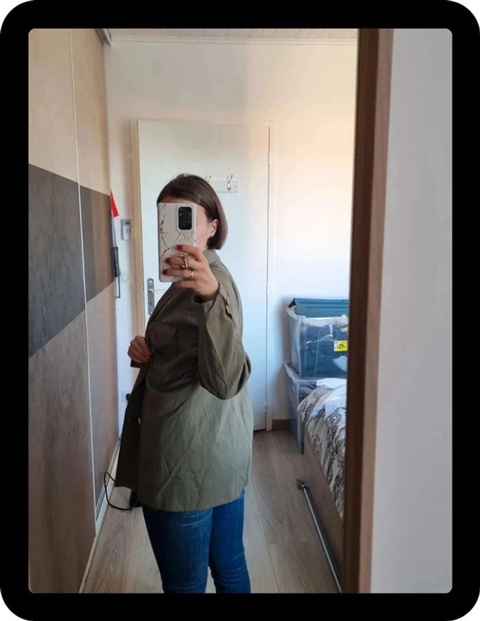 Veste vintage kaki - photo numéro 6