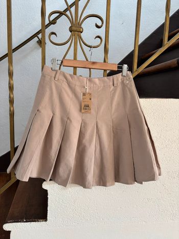 Jupe patineuse Monoprix beige