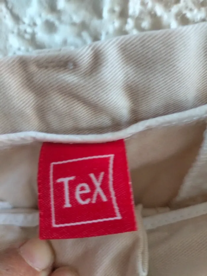Pantacourt beige tex taille 46 - photo numéro 4