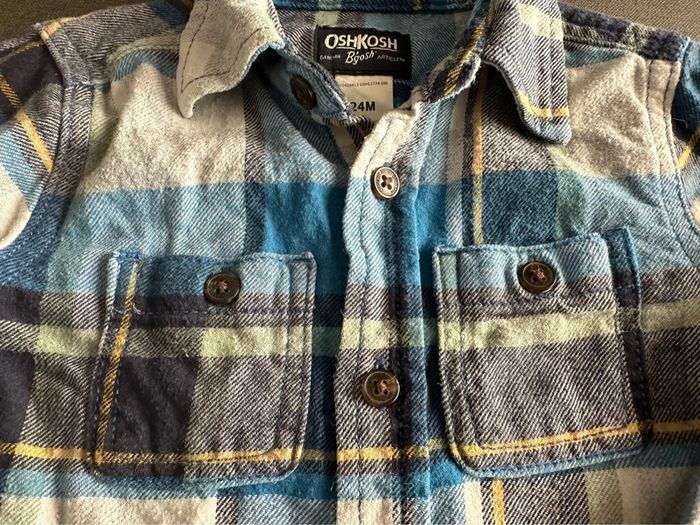 Chemise manches longues Oshkosh 24m - photo numéro 4