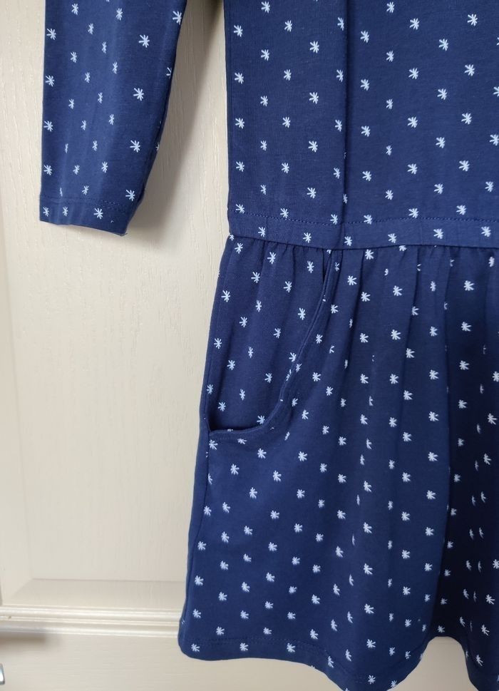 Robe bleue à motifs - photo numéro 3