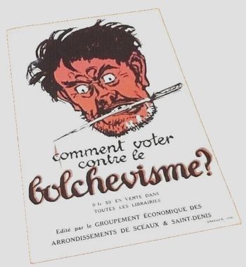 Carte postale 14-18 Comment voter contre le bolchevisme ?
