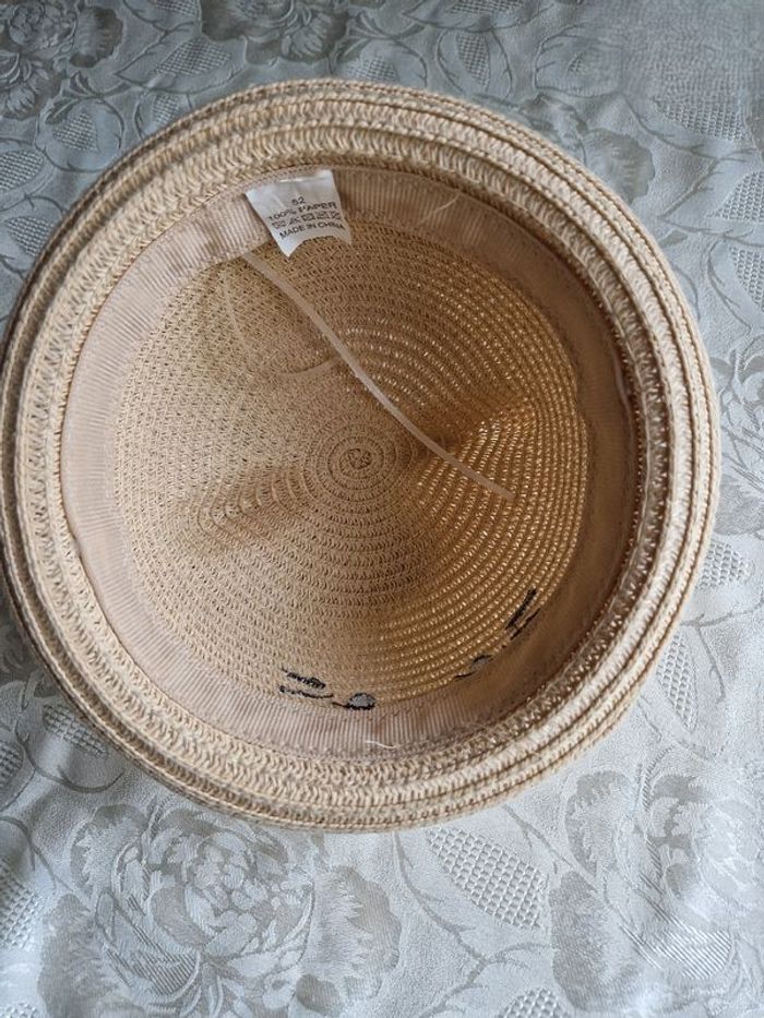 chapeau d'été beige pour fille - photo numéro 3