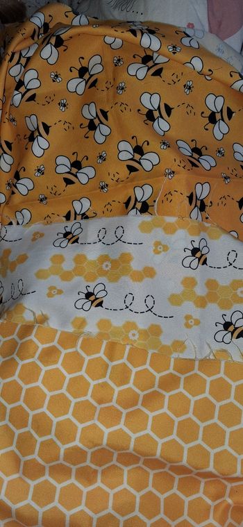 Lot de 3 coupons de tissu