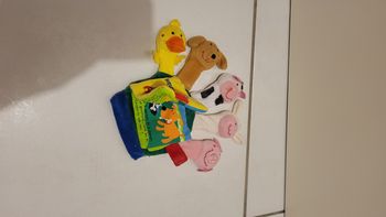 Livre marionnette animaux