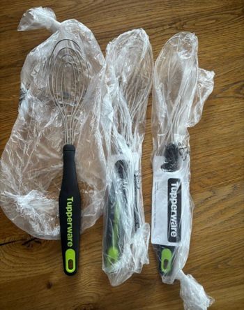 3 Fouet plat Tupperware neuf