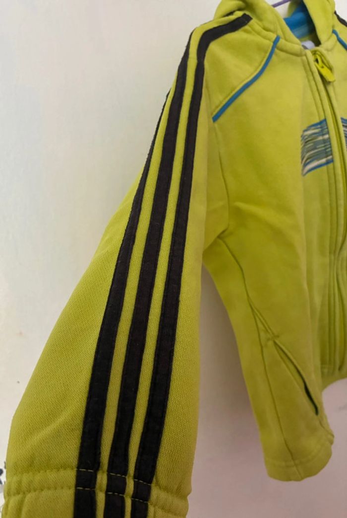 Veste à capuche, taille 2 ans, Adidas. - photo numéro 3