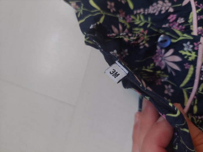 Robe bleu marine fleurie été - photo numéro 4