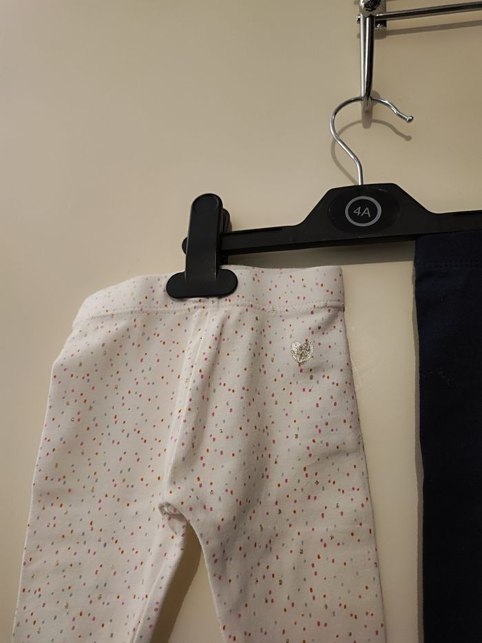 Lot de 4 leeging bébé fille - photo numéro 3