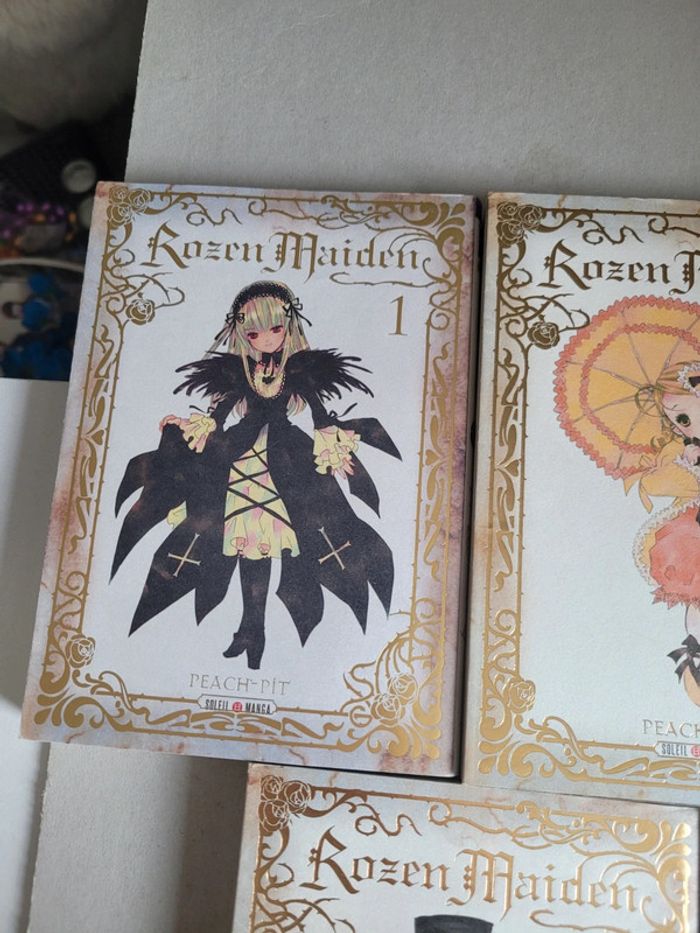 Lot 5 premiers tomes du manga rozen maiden saison 1 - photo numéro 3