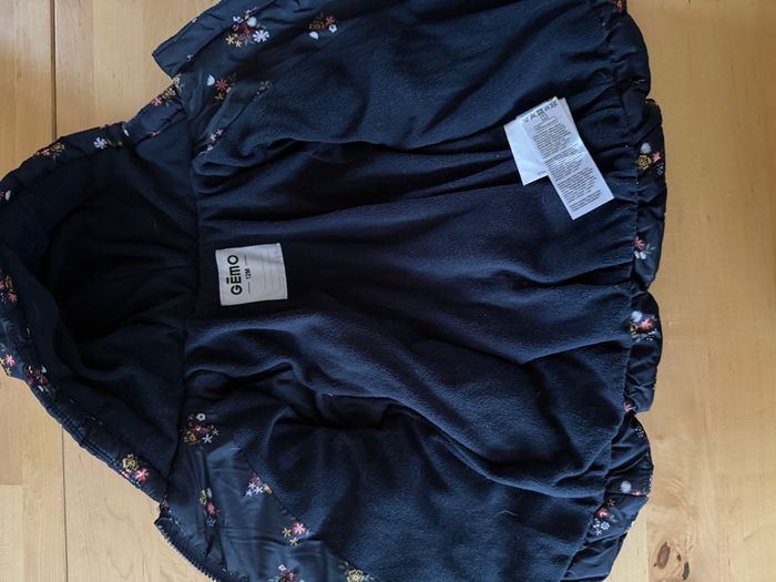 Doudoune matelassé bleu marine GEMO 12 mois - photo numéro 2