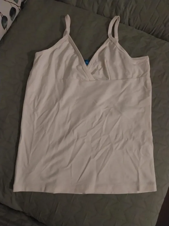 Debardeur tissu maillot bain T38 - photo numéro 2