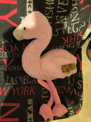 Flamand rose grosse peluche 