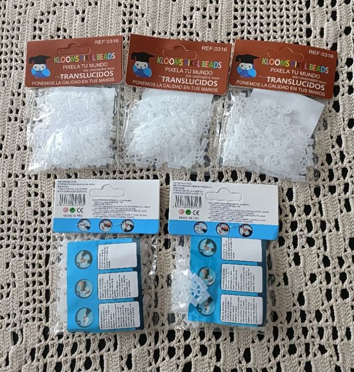 1000 perles à repasser blanches