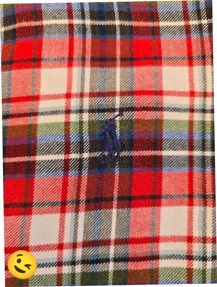 Chemise Ralph Lauren manche longue Taille XL rouge Homme Men CHE123 - photo numéro 2