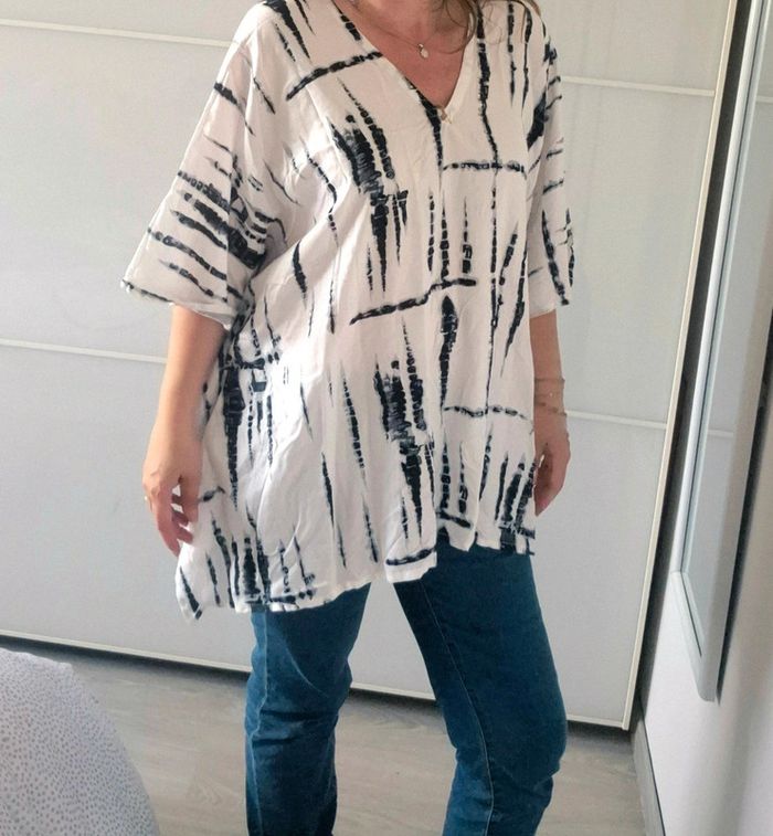 Blouse blanc du Nil taille unique