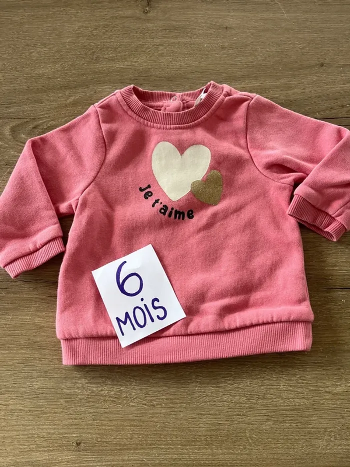 Pull fille 6 mois