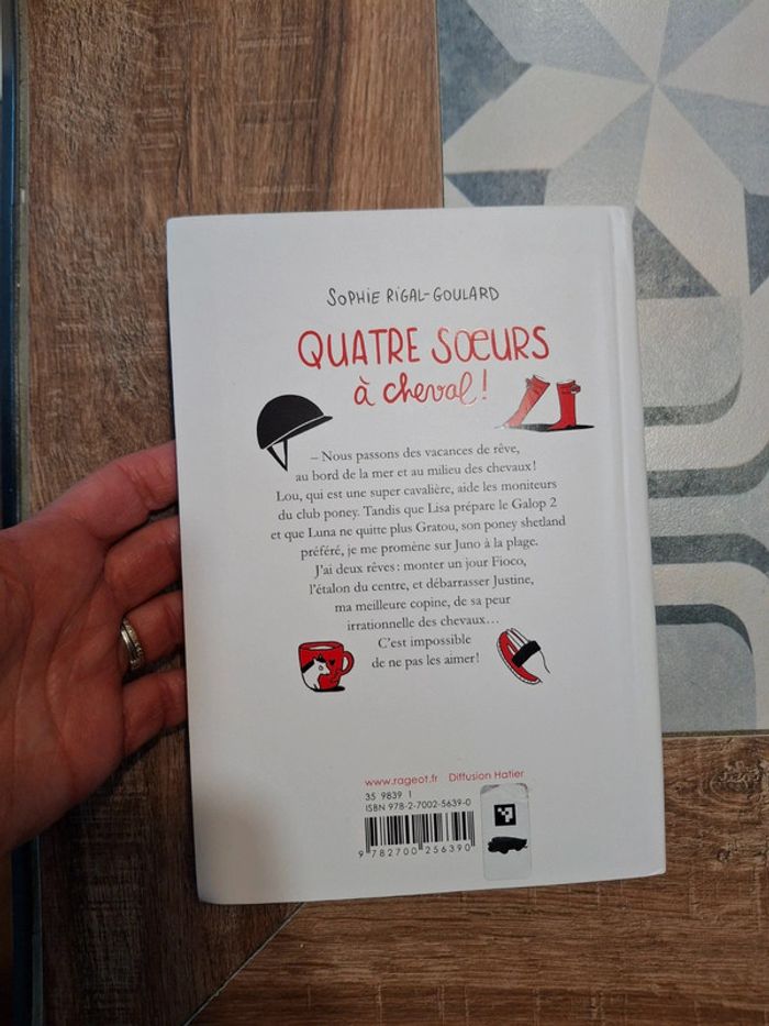 Livre "quatre sœurs à cheval" - photo numéro 4