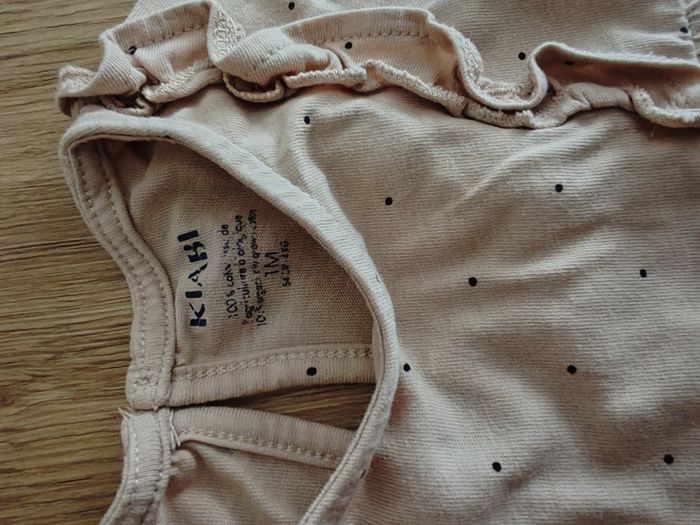 Lot de 3 tee shirts manche longue bébé fille 1 mois - photo numéro 3