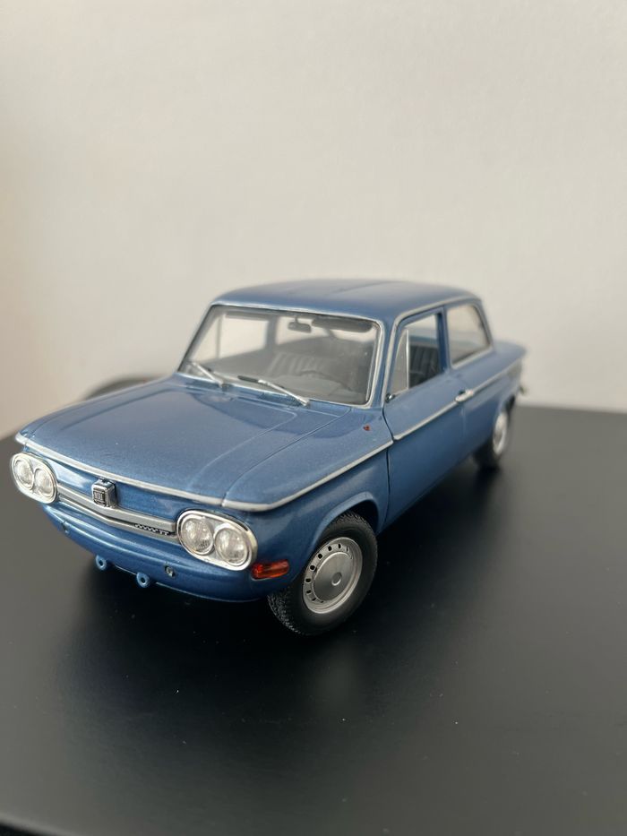 Voiture miniature Revell 1:18 – NSU TT bleue – Capot et portières ouvrants – Modèle de collection - photo numéro 9