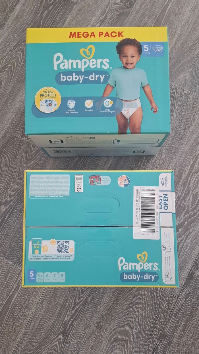 Couche pampers taille 5 lot - photo numéro 2