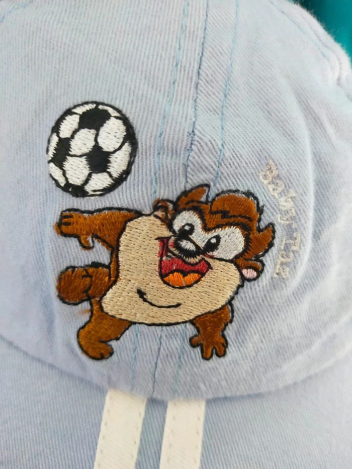 Casquette bleue Baby Taz – 47 cm – 100 % coton - photo numéro 2
