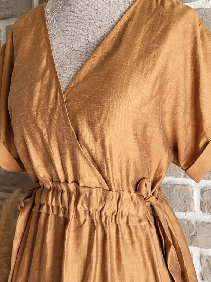 Robe d'été camel Camaïeu - photo numéro 5