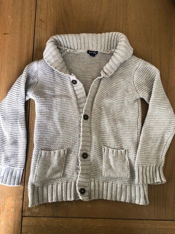 Gilet gris 24 mois
