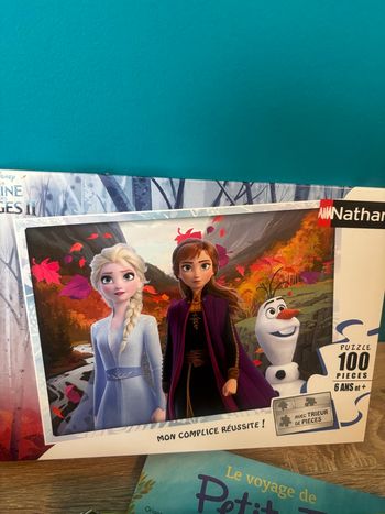 Puzzle 100 pièces la reine des neiges neuf