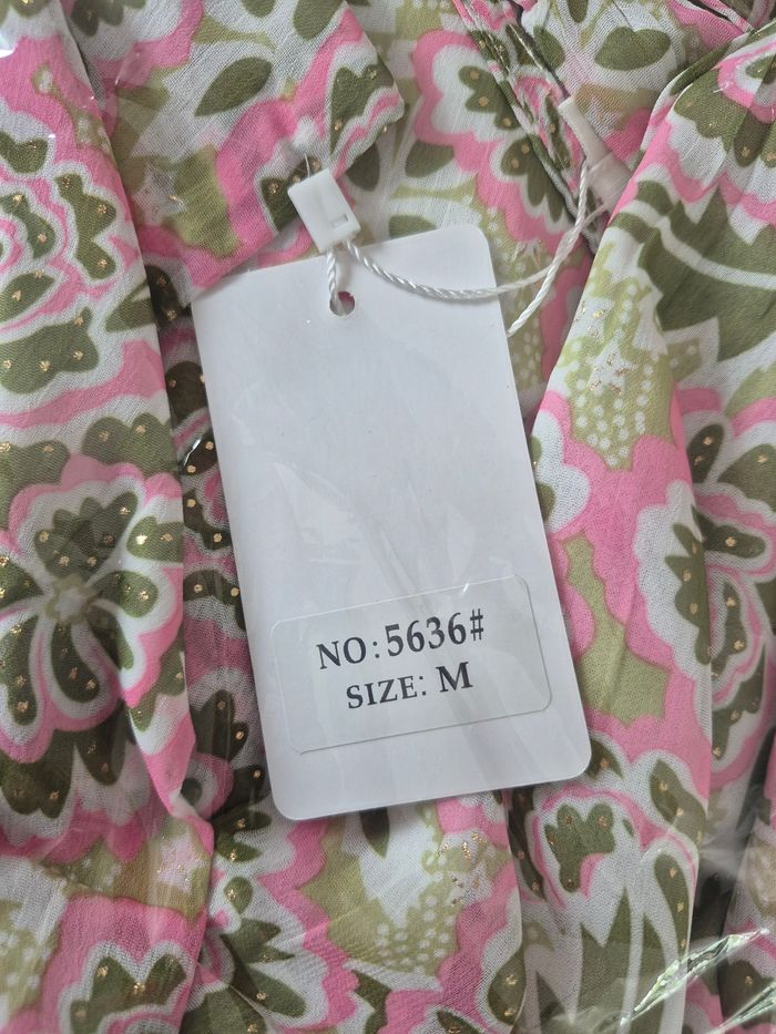 Robe Longue Femme Fleurie Taille M/38 - photo numéro 3